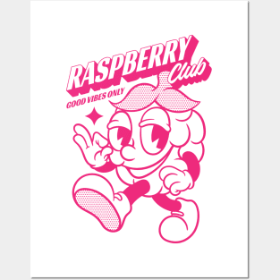 Raspberry Club Posters and Art